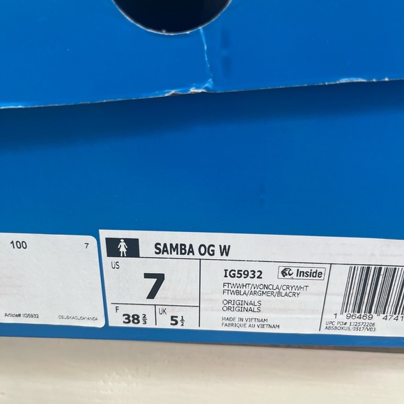 adidas sambas pink size 7 women - Picture 7 of 7